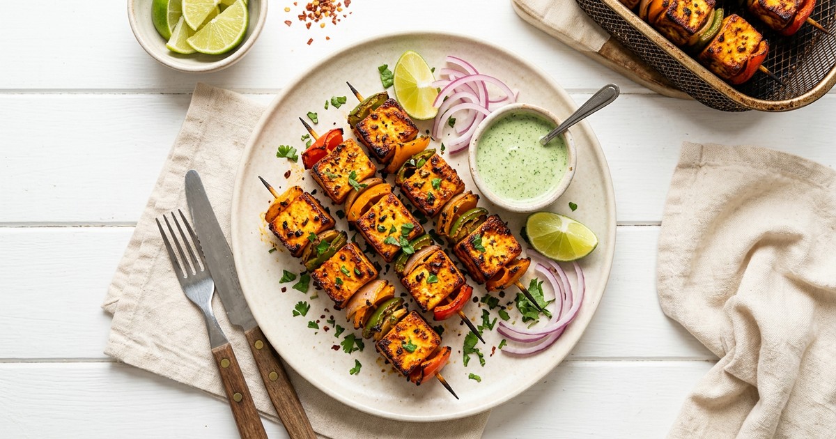 Air Fryer Paneer Tikka