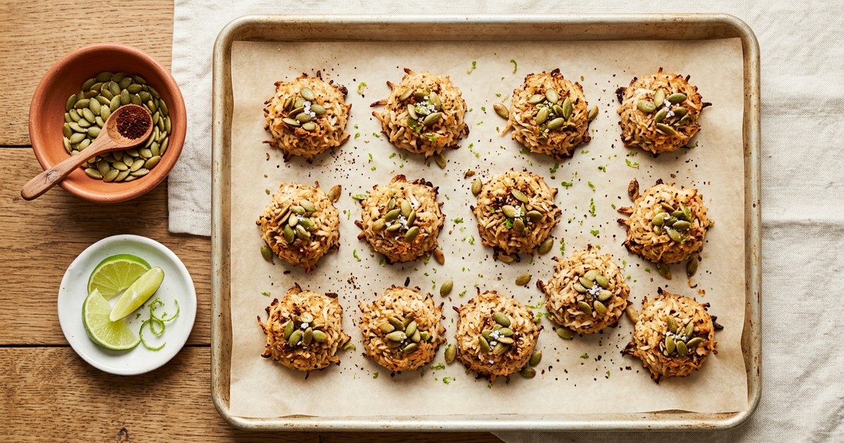 Batch-Prep Mexican Coconut Cocadas with Chile-Lime & Pepitas