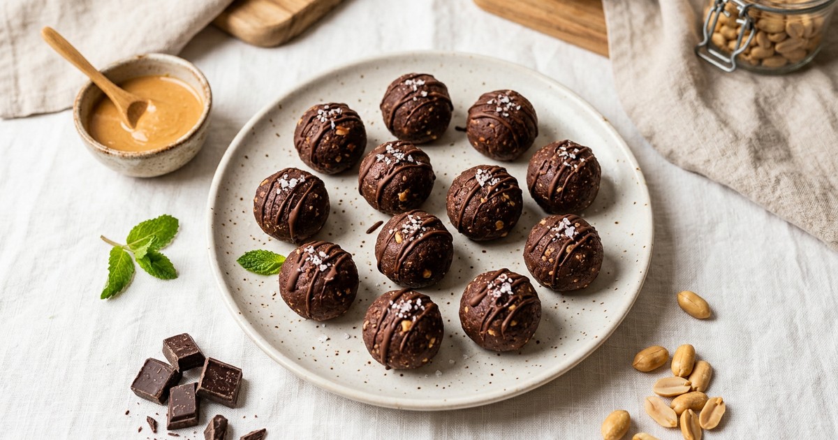 Chocolate Peanut Butter Fat Bombs