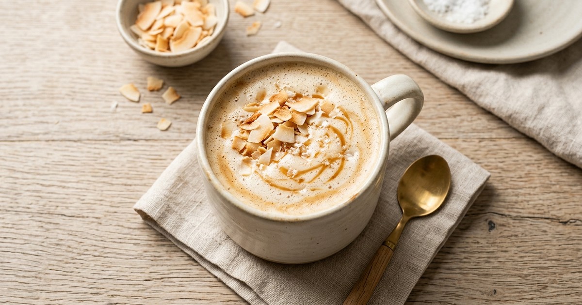 One-Pot Salted Caramel Coconut Cream Steamer