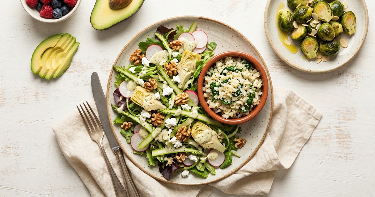 Spring Vegetarian Keto: Seasonal Produce Guide & Menu Ideas