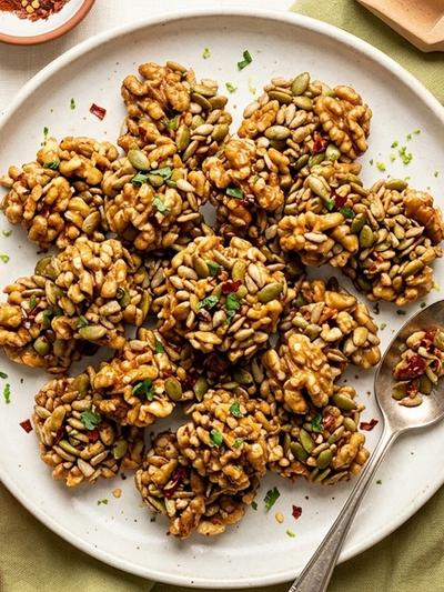 Batch-Prep Thai Chili-Lime Seed & Walnut Clusters