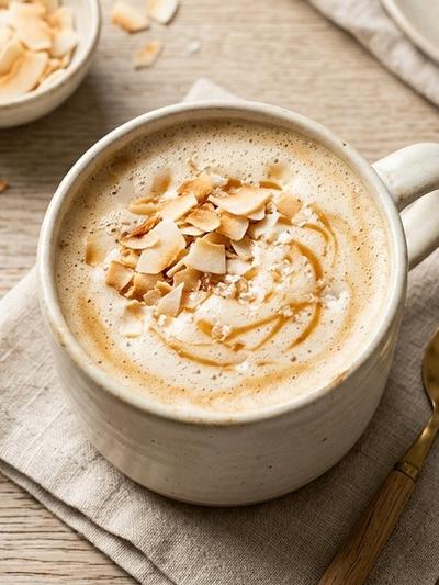 One-Pot Salted Caramel Coconut Cream Steamer