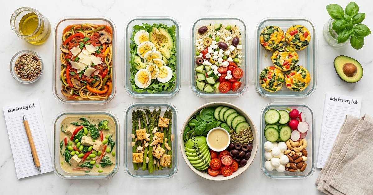 Weekend Batch Cooking: Prep a Full Week of Vegetarian Keto